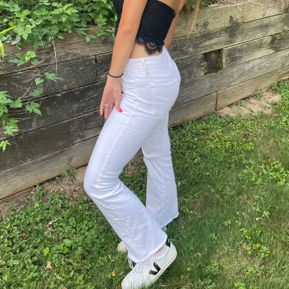White flare jeans from Mixology boutique!